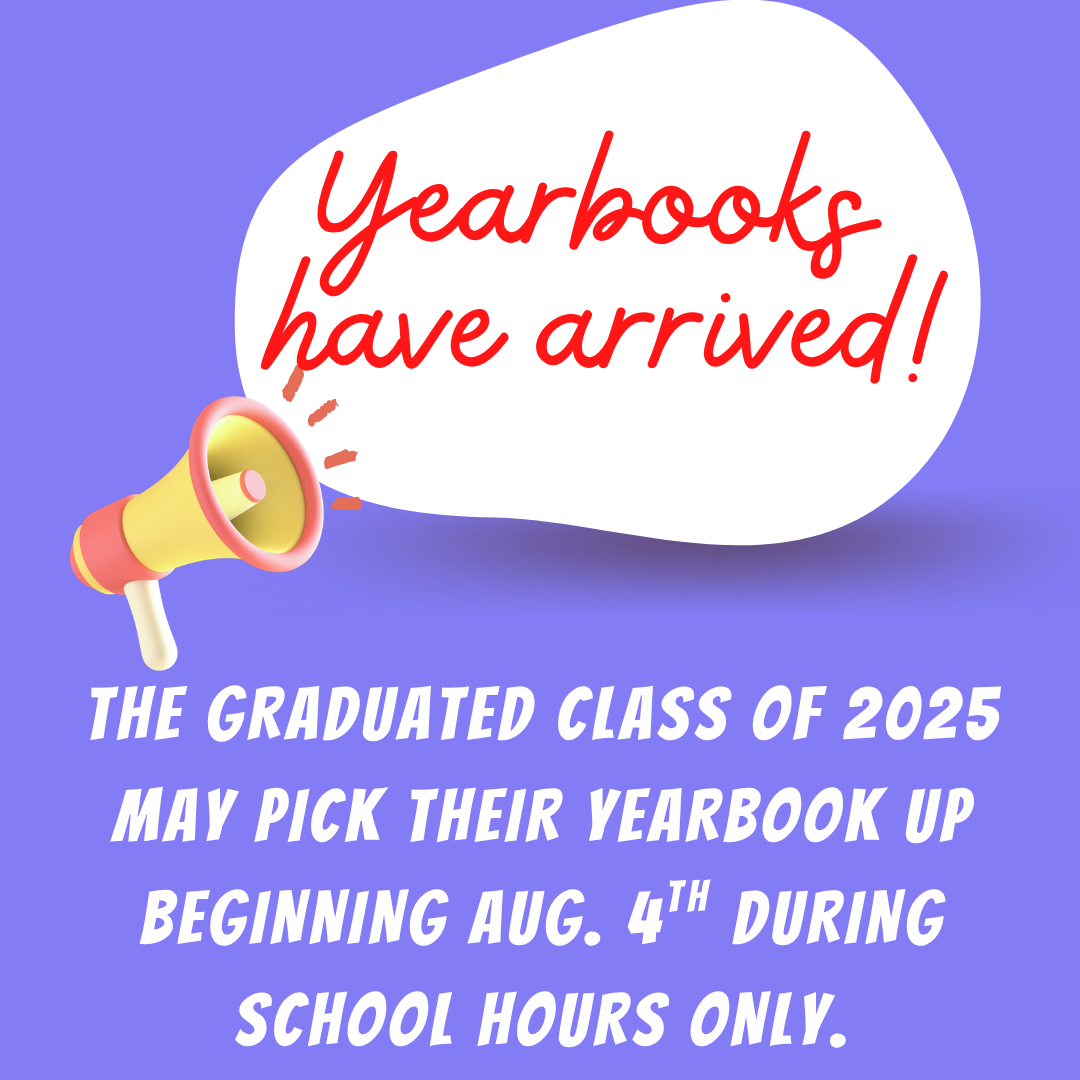 Graduated Class of 2025 Yearbook Pick Up Information